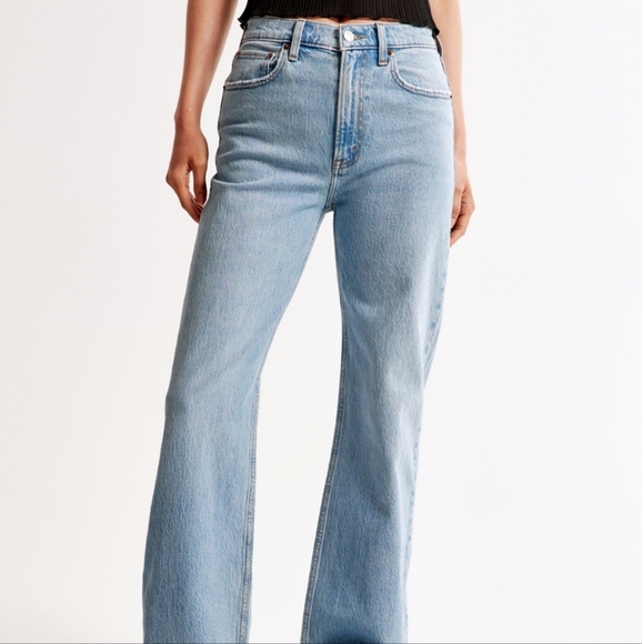 Curve Love High Ris 90s Relaxed Fit Medium Wash - Picture 1 of 9